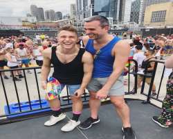 He is openly out as gay. The actor is engaged to Craig Gates since May 2018.